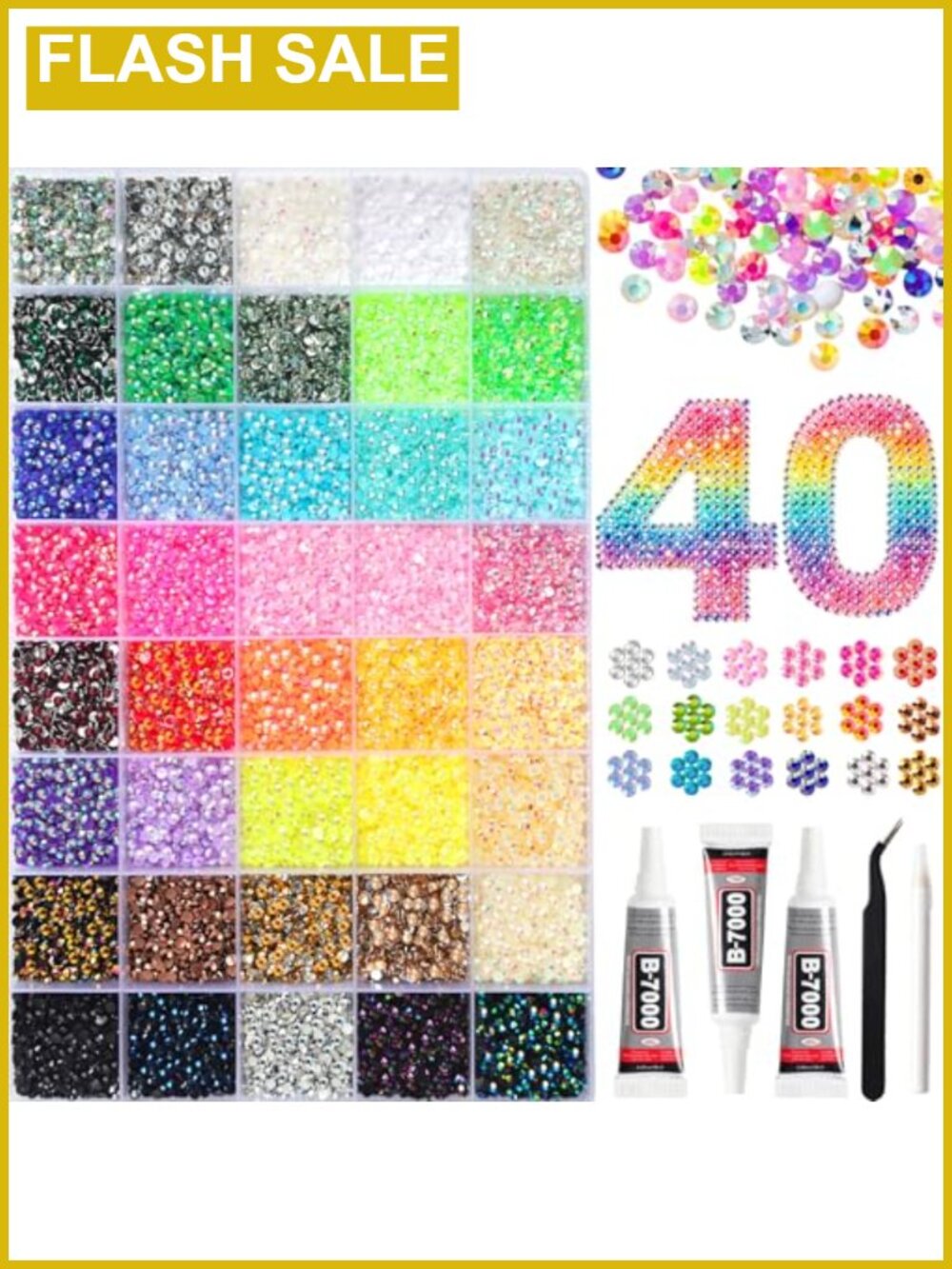Jelly Rhinestones 50,000pcs Resin Flatback Gems for Nail Art Crafts